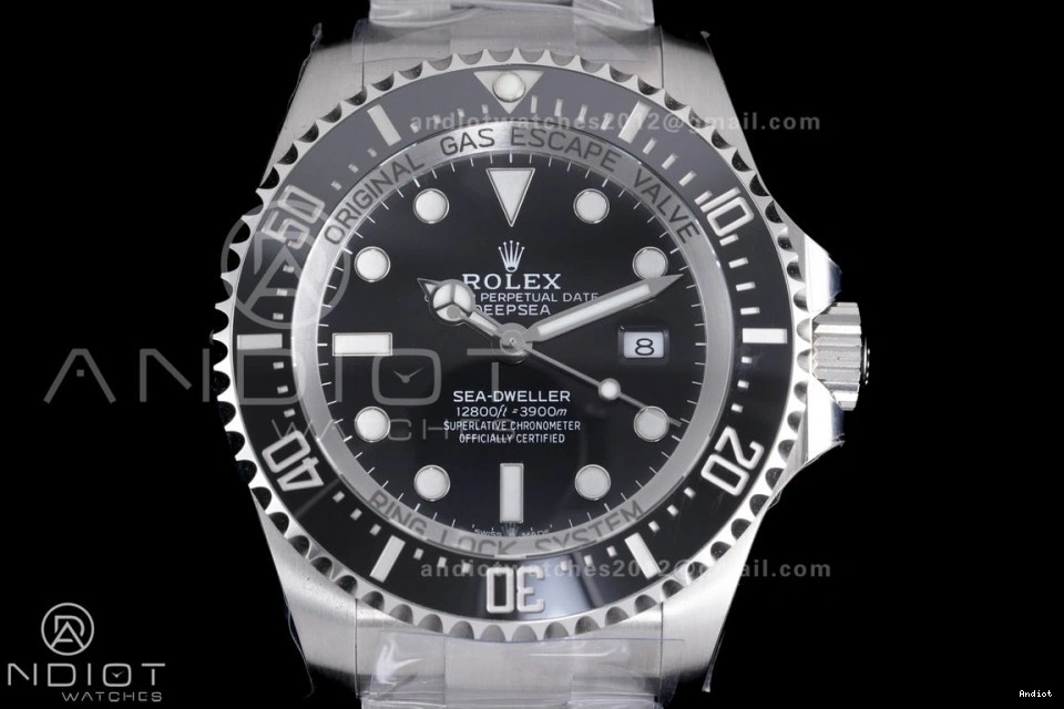 Sea-Dweller and Ceramic Bracelet Edition Best Case VR3235 904L 1:1 SS C+F 126660 Black 0329